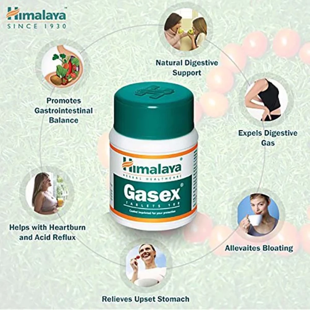 Himalaya Herbals - Gasex Tablets, 100 Tablets-5.webp